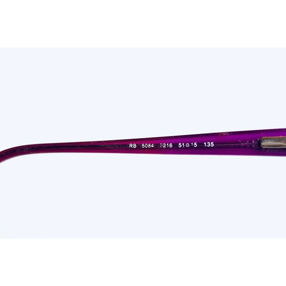 RayBan Red & Pink Rectangular Glasses main image 6